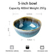 5 inches bowl