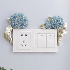Hydrangea Bloom - Mirrored Pair