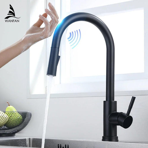 Innovative Sensor Rotating Kitchen Faucet with Smart Touch Technology