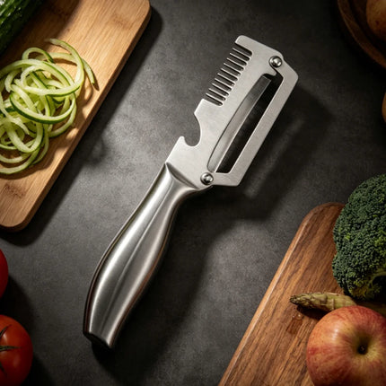 SUTUO Stainless Steel Multi-Function Vegetable Peeler with Non-Slip Ha