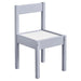 Baby Relax Hunter 3-Piece Kids Table and Chair Set - Gray / White - Ideal for Homeschooling Parents