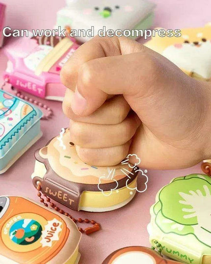 Cute Cartoon Character Silicone Memo Pad and Planner Sticker Set