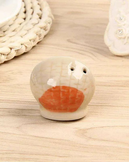 Whimsical Starfish Ceramic Salt and Pepper Shakers - Nautical Kitchen Decor