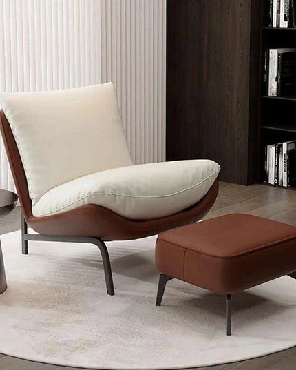 Chic Scandinavian Foldable Lounge Chair - Stylish Comfort for Contemporary Homes