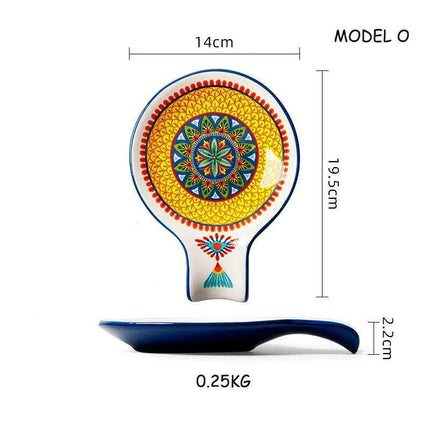 Stylish Yellow Ceramic Dining Set - Mug, Kettle, Plate, and Spoon Bowl, American Style
