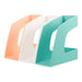 Sleek Plastic Desktop Book Organizer - Versatile Document and Magazine Storage Solution for School and Office