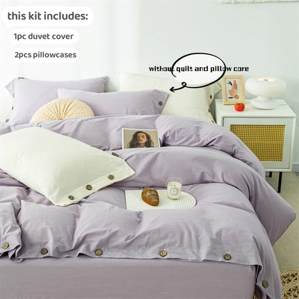 3pcs 100% cotton bedding set Double Duvet Cover Set 220x240 Solid Twist Cotton King Size Bedding Set Quilt Cover Set 3pcs-100-cotton-bedding-set-double-duvet-cover-set-220x240-solid-twist-cotton-king-size-bedding-set-quilt-cover-set