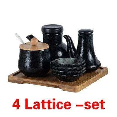 Exquisite Japanese Ceramic Spice Collection for Culinary Excellence