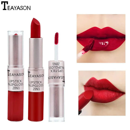 Matte Liquid Lipstick Waterproof Non Transfer Long Wear Pink Lip Gloss Tint Moisturizing Makeup for Women Ladies matte-liquid-lipstick-waterproof-non-transfer-long-wear-pink-lip-gloss-tint-moisturizing-makeup-for-women-ladies