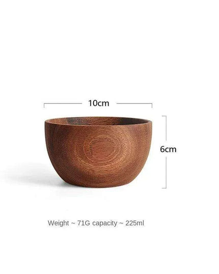 Chic Acacia Wooden Bowl for Children - A Stylish Addition to Mealtime