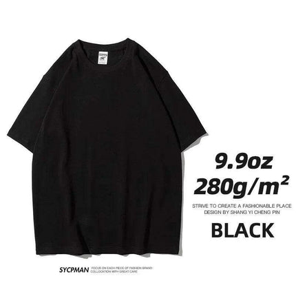 Sypcman Premium Custom Oversized Heavyweight Cotton Tee for Men - 9.9oz Streetwear Must-Have