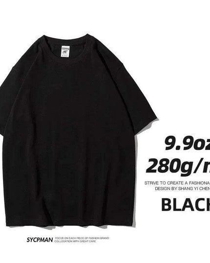 Sypcman Premium Custom Oversized Heavyweight Cotton Tee for Men - 9.9oz Streetwear Must-Have