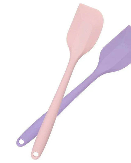 Ergonomic Silicone Spatula Set - Essential Kitchen Tools for Effortless Baking