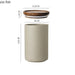 Vintage-Inspired Ceramic Canister Set with Airtight Wooden Lids for Tea and Coffee Storage