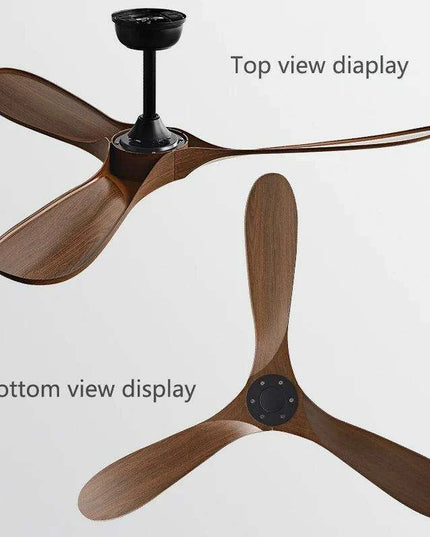 Retro Industrial Ceiling Fan with Remote Control - Chic Air Circulator for Spacious Areas
