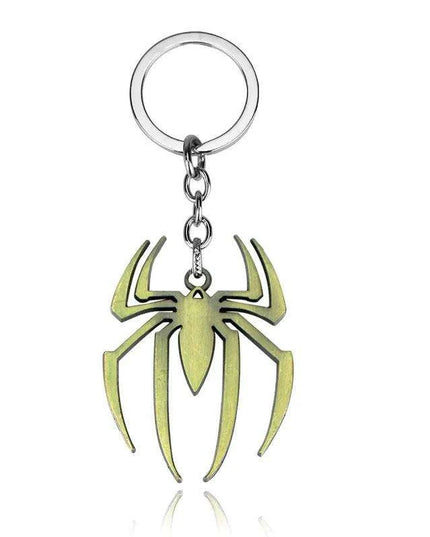 Spiderman Emblem Keychain - Stylish Spider Keyring for Marvel Enthusiasts
