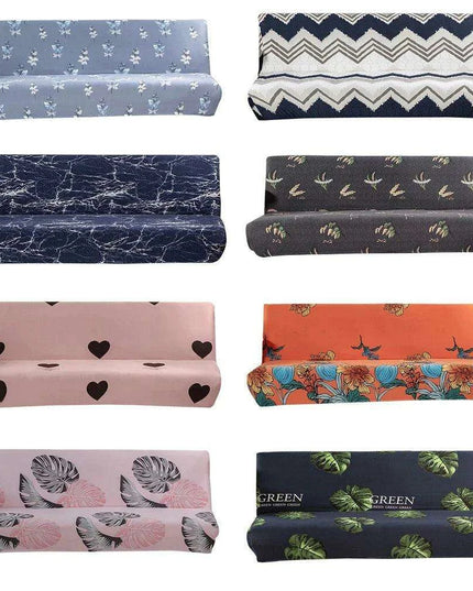 Svetanya Elegant Stretchable Slipcover for Armless Futon Sofas - Stylish Protection and Comfort