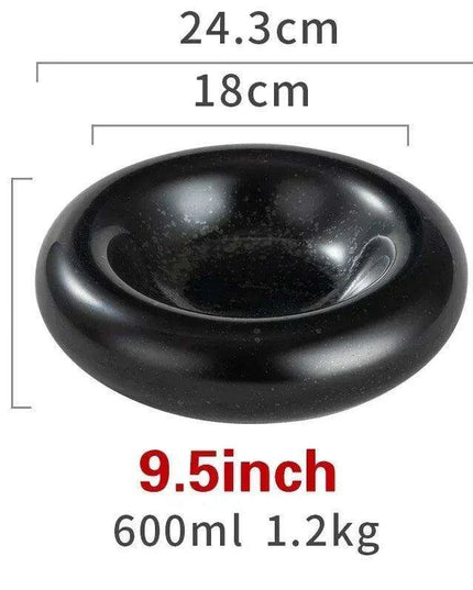 Artisan Japanese Ceramic Dinner Plates Set with Unique Artistic Patterns for Gourmet Dining