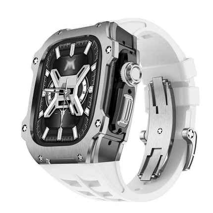 Premium 49mm Stainless Steel Apple Watch Case and Band - Redefine Your Elegance