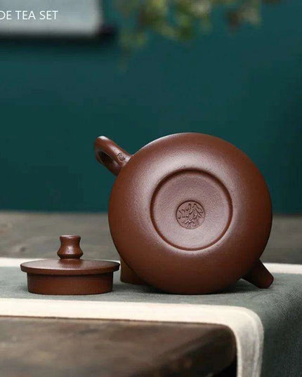 Handcrafted 180ml Yixing Purple Clay Teapot for Exquisite Dahongpao and Oolong Experiences
