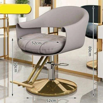 Premium Leather Salon Styling Chair for Exceptional Comfort and Versatility