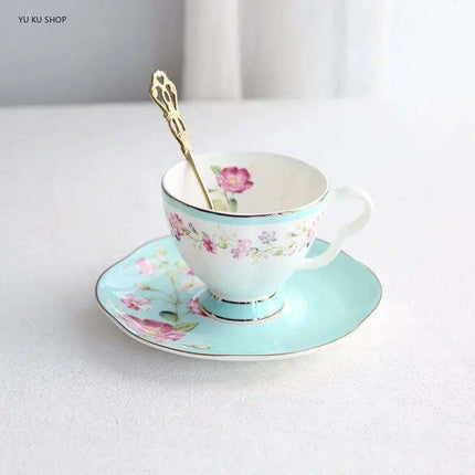 Elegant European Tea and Coffee Set with Premium Gift Box and Exquisite Pot