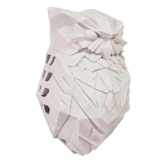 Golden Owl LED Wall Sconce - Charming Battery-Operated 3D Animal Lamp