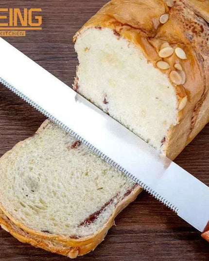Efficient Wooden Bread Knife Trio - Slice with Ease and Precision