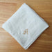 Custom Embroidered Linen Napkin Set - Luxurious Monogrammed Elegance for Any Event