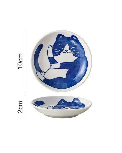Playful Japanese Cat Ceramic Bowl Collection - Elevate Your Dining with Whimsical Delight