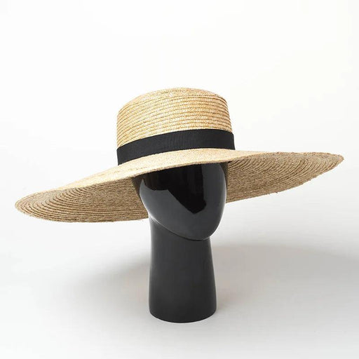 Oversized Foldable Women’s Floppy Straw Hat for Summer Beach & Sun Protection