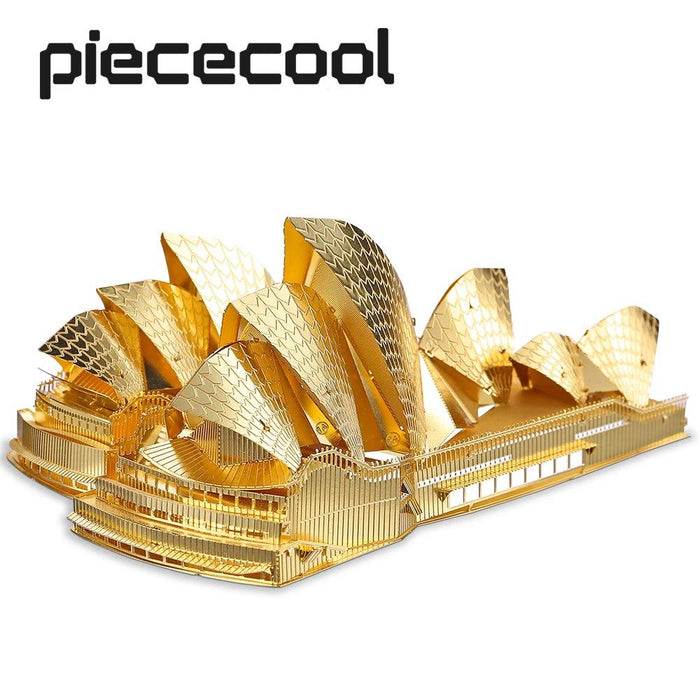 Sydney Opera House Metal Puzzle Model Kit for Adults - DIY Building Toy with Intricate Details