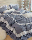 Grey / for 1.5m bed 3pcs / Flat Bed Sheet