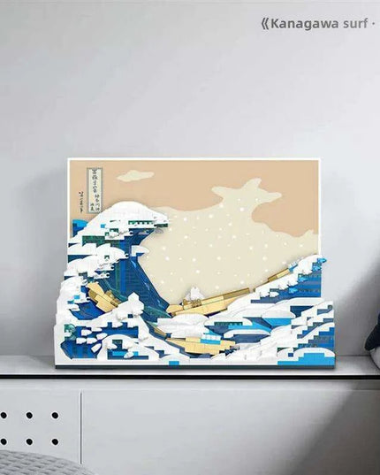 Vincent Van Gogh's Starry Night 3D Microbrick Art Kit - Spark Creativity in Young Artists