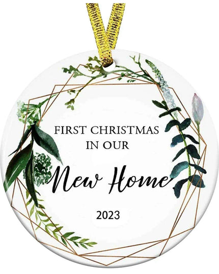 Our First Christmas Together 2023 Ornament - A Cherished Keepsake for New Couples - Celebrate Your Love Story - "Start Your Adventure" Holiday Gift