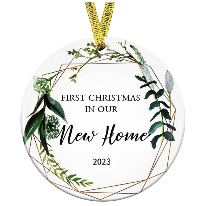 Our First Christmas Together 2023 Ornament - A Cherished Keepsake for New Couples - Celebrate Your Love Story - "Start Your Adventure" Holiday Gift