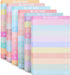 Vibrant Sticky Note Set - Multicolored Lined Memo Pad for Fun Organization