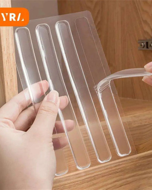 QuietGuard Soundproof Silicone Door Strip - Self-Adhesive Protector for a Peaceful Home