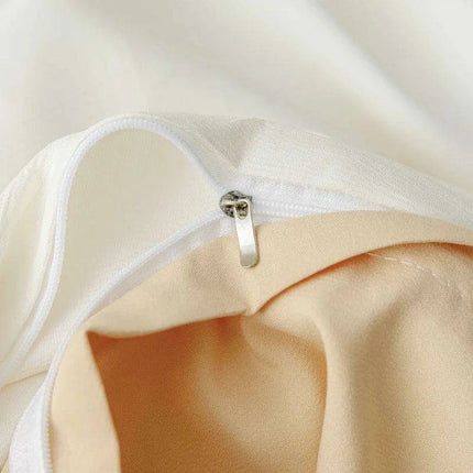 Minimalist Japanese-Inspired Duvet Cover Set with 2 Pillowcases - Luxurious & Cozy Bedding Experience