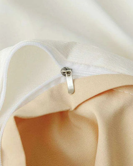 Minimalist Japanese-Inspired Duvet Cover Set with 2 Pillowcases - Luxurious & Cozy Bedding Experience