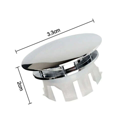 Chic Copper Sink Overflow Cover Plate - Long-Lasting Anti-Corrosion Solution