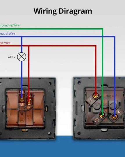 Luxurious Black Acrylic Switch Panel with Gold Accents & Universal Sockets - 220V, Multi-Gang, Modern Design - Illuminated Control Panel with USB Charging Feature
