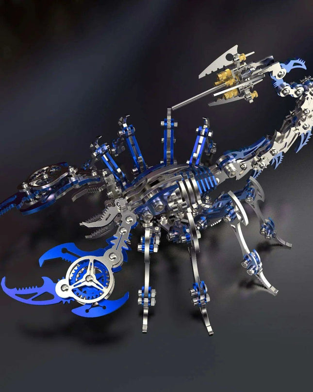 Dynamic 3D Scorpion King Metal Art Kit - Creative DIY Home Accent