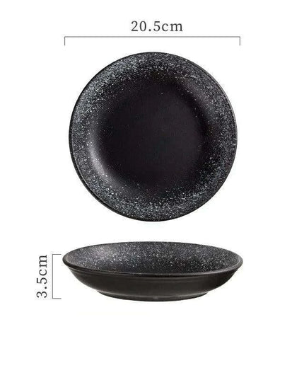 Sleek Japanese-Style Deep Ceramic Serving Bowls for Soups, Salads, and Rice Dishes