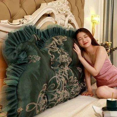 Royal Elegance Luxe Bedside Backrest Cushion with Washable Cover – Ultimate Comfort for a Dreamy Bedroom Escape