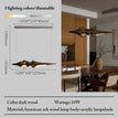 dark wood-A / L85 H20CM / Warm White
