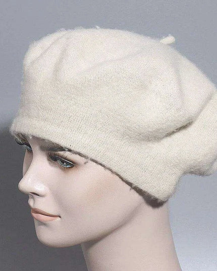 Elegant Wool Beret - Classic Winter Accessory for Women and Teens