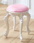 painted pink leather