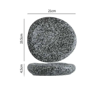 Artistic Japanese Ceramic Plate Set for Sophisticated Dining Moments