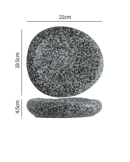 Artistic Japanese Ceramic Plate Set for Sophisticated Dining Moments